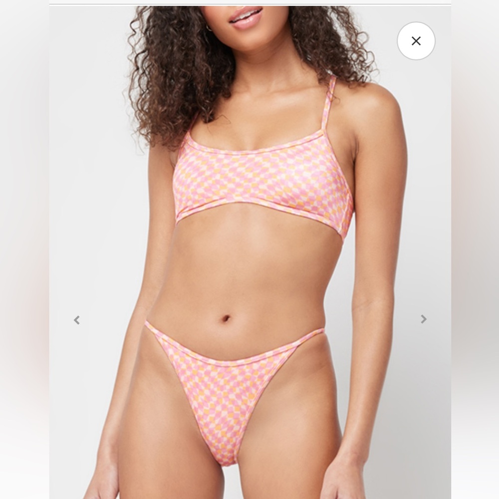 L*Space Tommy Bottom Bikini‎ Bottoms in Heat Wave, NWT, Size Large
